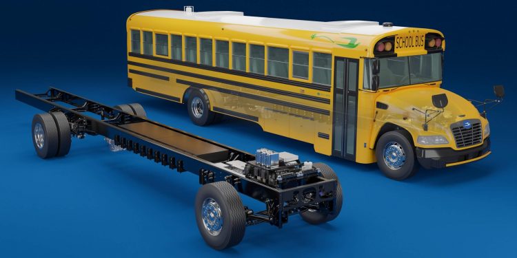Blue Bird, Lightning eMotors Collaborate on Electric Repowering for School Buses