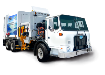 Autocar testing electric refuse truck