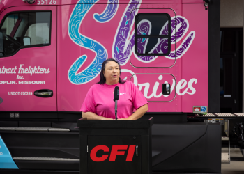 CFI Honors Women Drivers with Commemorative Truck – Equipment