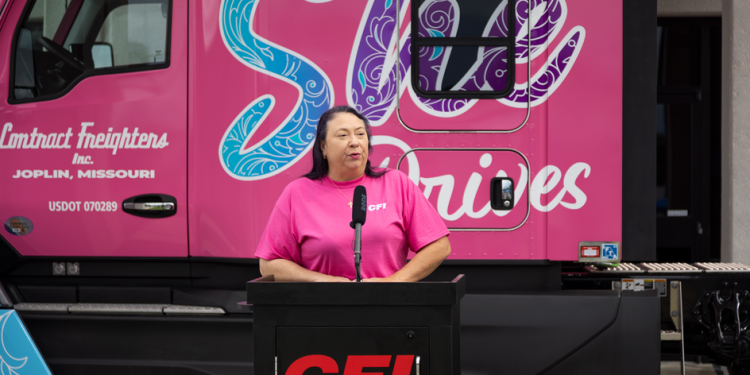 CFI Honors Women Drivers with Commemorative Truck – Equipment
